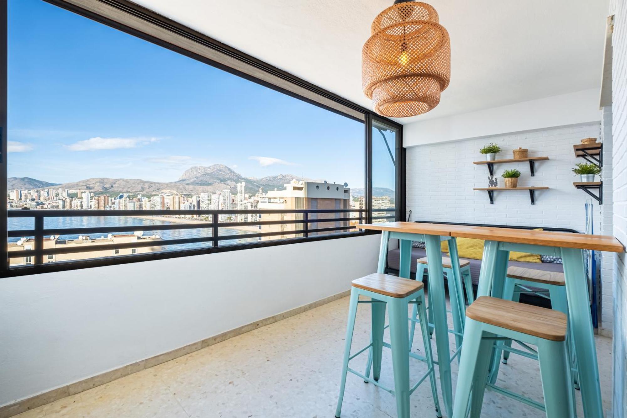 Trinisol Apartment Sea Views 6E Levante Beach Benidorm Buitenkant foto
